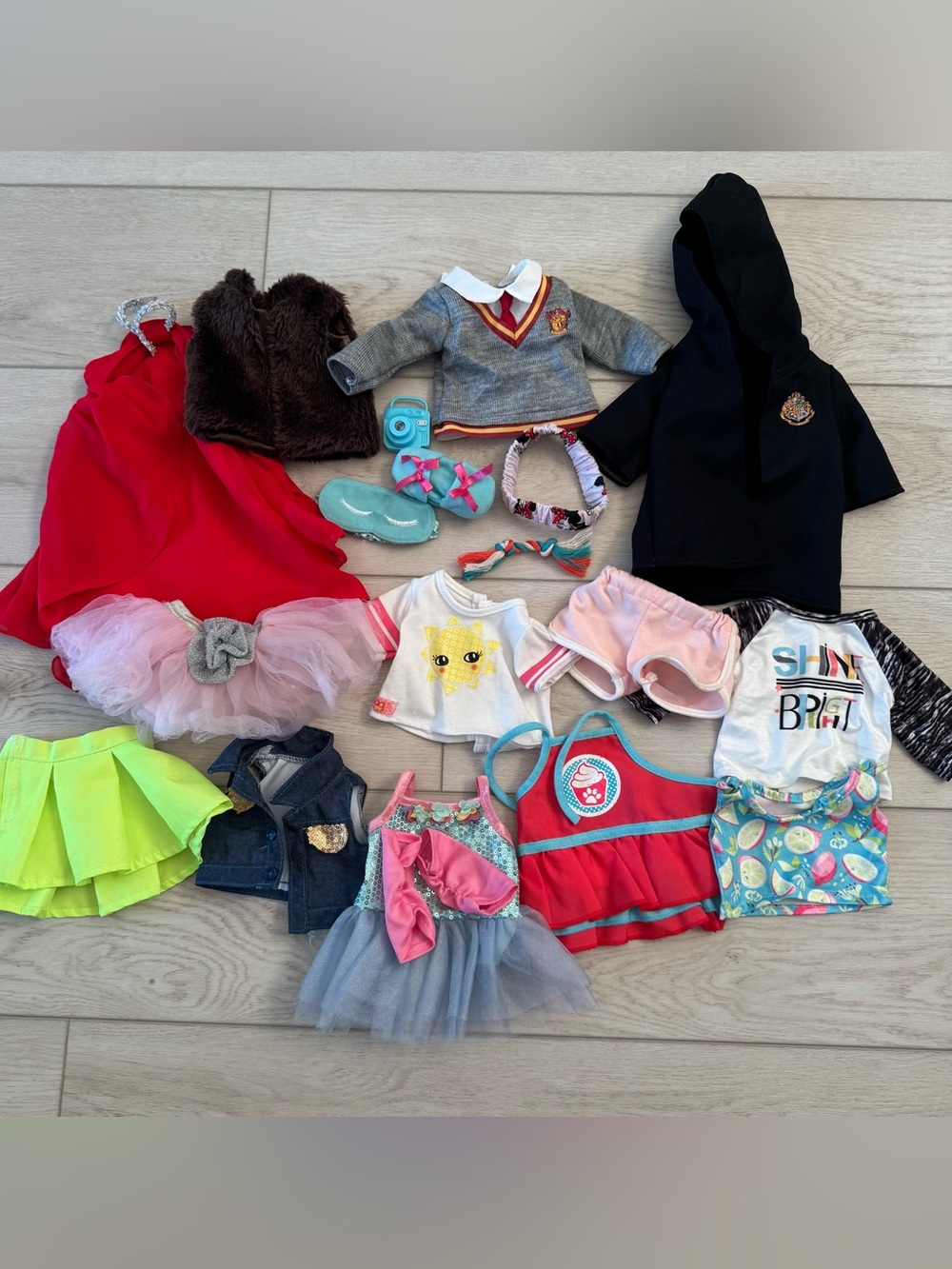 18" Doll Clothing Accessory Lot of 19 Items for American Girl, Journey Girl, Y2K